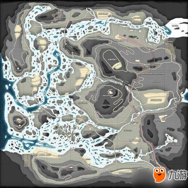 《绝地求生》雪地地图曝光？国外网友挖出早期概念图