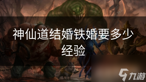 神仙道结婚铁婚要多少经验