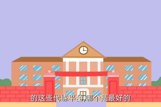 的这些代练平台,哪个是最好的
