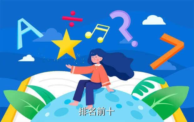 排名前十
