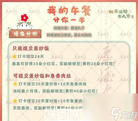 桃源深处有人家我的午餐分你一半活动怎么玩-桃源深处有人家我的午餐分你一半活动攻略