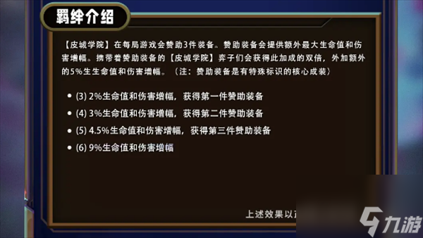 《云顶之弈》s13皮城学院羁绊介绍