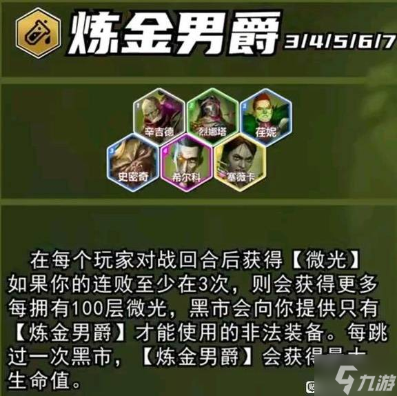《云顶之弈》S13炼金男爵羁绊棋子介绍 S13炼金男爵装备效果