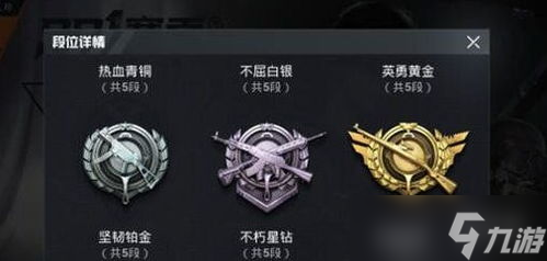 和平精英王牌和青铜游戏,和平精英段位等级顺序