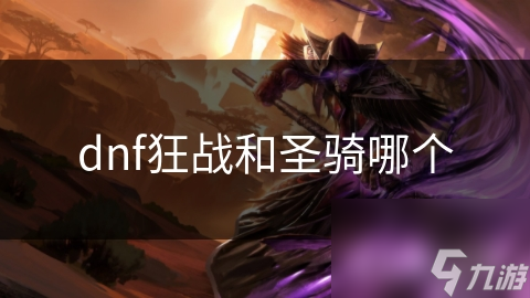 dnf狂战和圣骑哪个