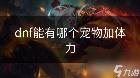 dnf能有哪个宠物加体力
