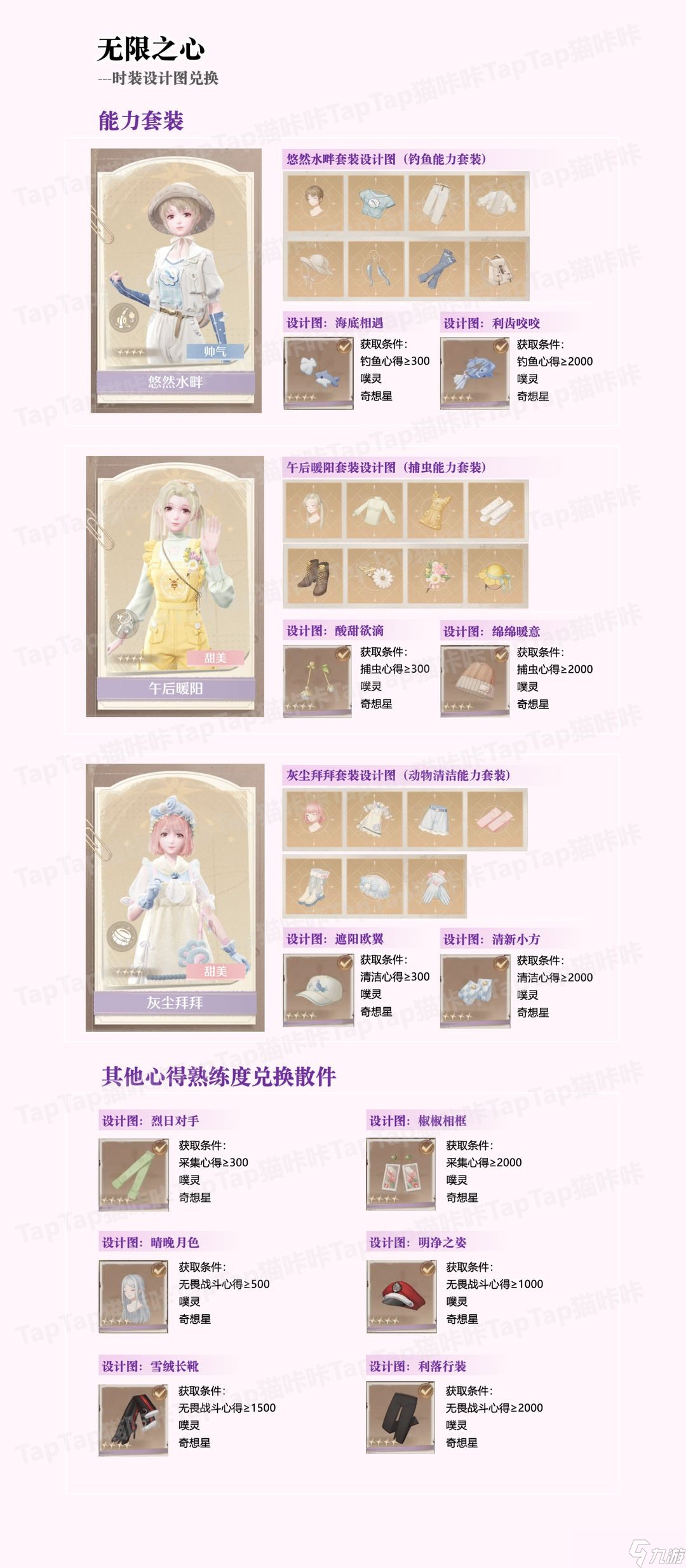无限暖暖时装设计图获取方法
