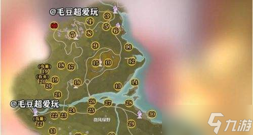 无限暖暖微风绿野奇想星位置大全|90个奇想星全收集指南