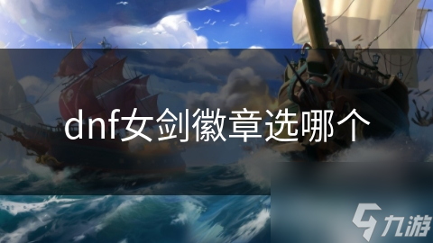 dnf女剑徽章选哪个