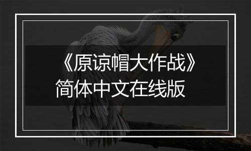 《原谅帽大作战》简体中文在线版