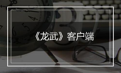《龙武》客户端
