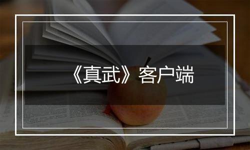 《真武》客户端