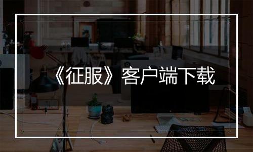 《征服》客户端下载
