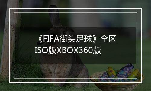 《FIFA街头足球》全区ISO版XBOX360版