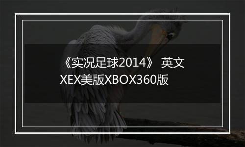 《实况足球2014》 英文XEX美版XBOX360版