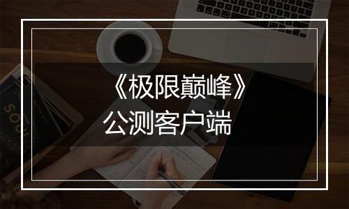 《极限巅峰》公测客户端