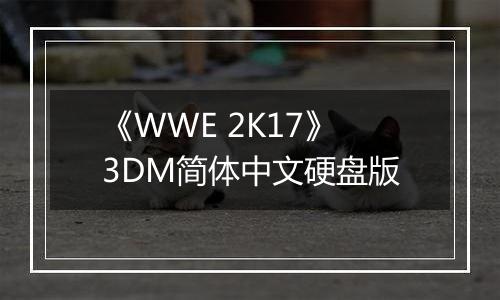 《WWE 2K17》3DM简体中文硬盘版