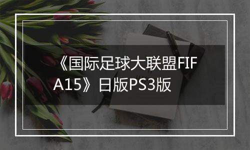 《国际足球大联盟FIFA15》日版PS3版