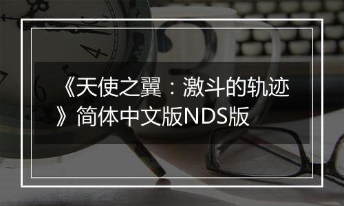 《天使之翼：激斗的轨迹》简体中文版NDS版