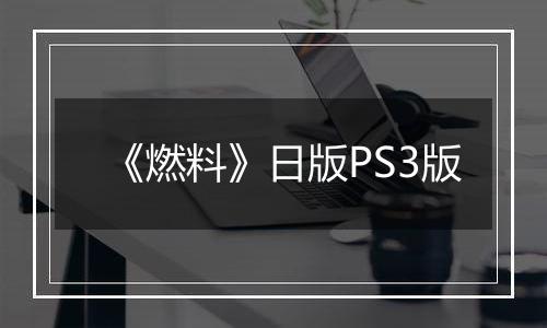 《燃料》日版PS3版
