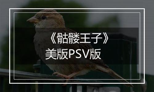 《骷髅王子》美版PSV版