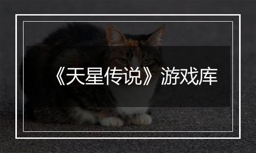 《天星传说》游戏库