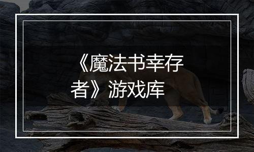 《魔法书幸存者》游戏库