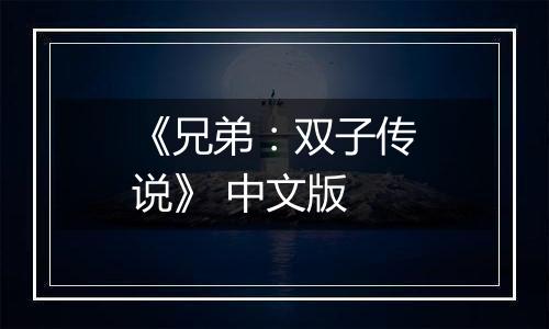 《兄弟：双子传说》 中文版