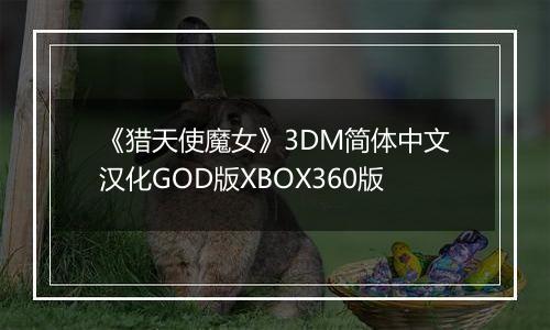 《猎天使魔女》3DM简体中文汉化GOD版XBOX360版