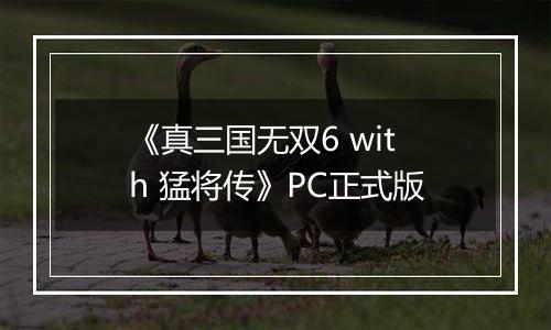 《真三国无双6 with 猛将传》PC正式版