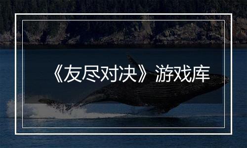《友尽对决》游戏库