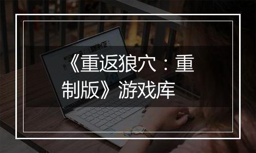 《重返狼穴：重制版》游戏库