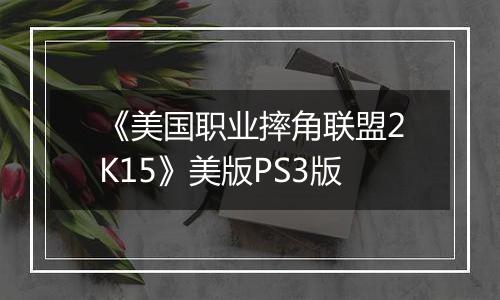 《美国职业摔角联盟2K15》美版PS3版