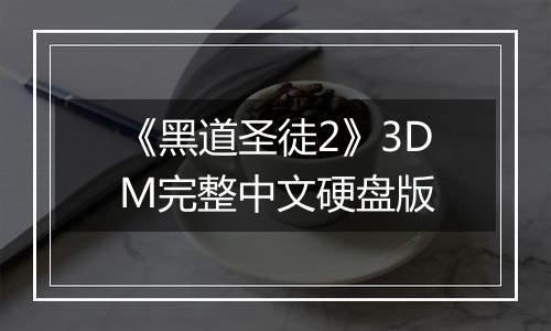 《黑道圣徒2》3DM完整中文硬盘版