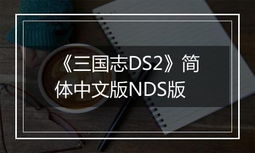 《三国志DS2》简体中文版NDS版