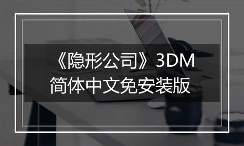 《隐形公司》3DM简体中文免安装版