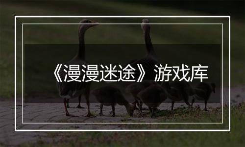 《漫漫迷途》游戏库