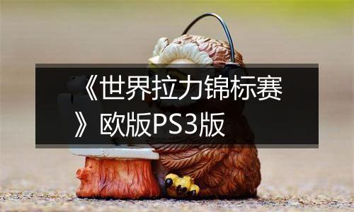 《世界拉力锦标赛》欧版PS3版