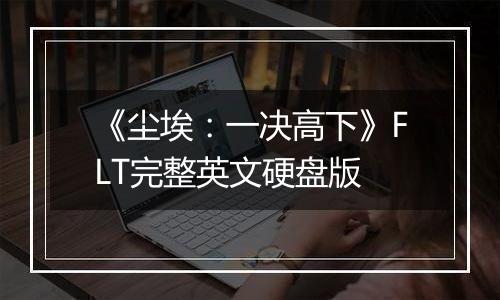 《尘埃:一决高下》FLT完整英文硬盘版