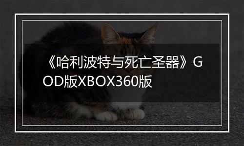 《哈利波特与死亡圣器》GOD版XBOX360版