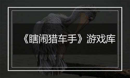 《瞎闹猎车手》游戏库
