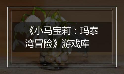 《小马宝莉：玛泰湾冒险》游戏库