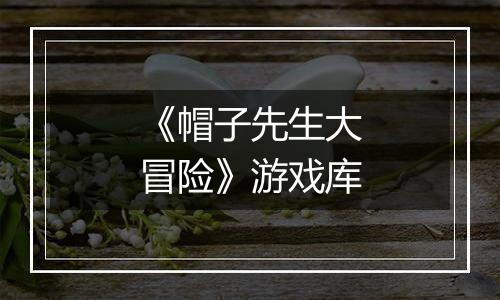 《帽子先生大冒险》游戏库