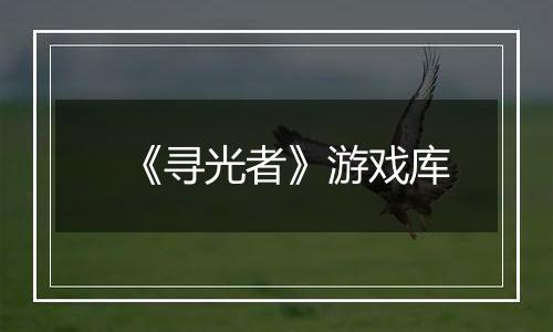 《寻光者》游戏库