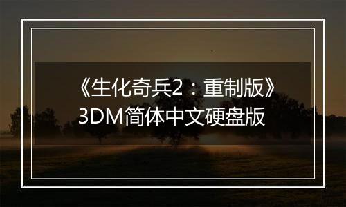 《生化奇兵2：重制版》 3DM简体中文硬盘版