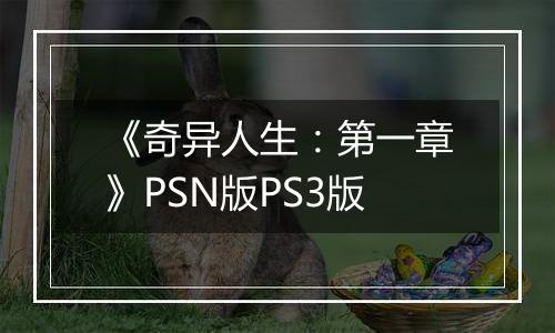 《奇异人生：第一章》PSN版PS3版