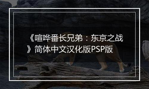 《喧哗番长兄弟：东京之战》简体中文汉化版PSP版