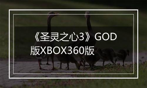 《圣灵之心3》GOD版XBOX360版