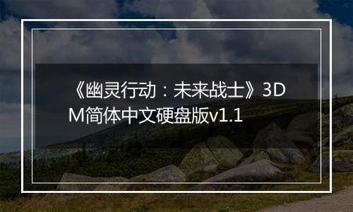 《幽灵行动：未来战士》3DM简体中文硬盘版v1.1