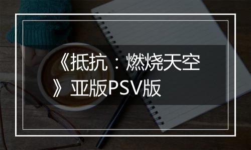 《抵抗：燃烧天空》亚版PSV版